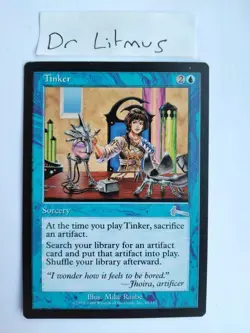 1x Tinker Urza's Legacy MTG Great Condition - Image 1