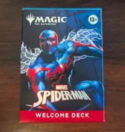SDCC 2025 Magic The Gather Marvel Spider-Man Blue Welcome Deck - Image 1
