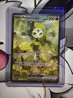 Meloetta ex - 167/086 - Black Bolt - Special Illustration Rare - Pokemon TCG - Image 1