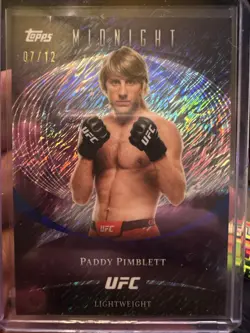 2026 Topps Midnight UFC Paddy The Baddy Pimblett Star Dust /12 SSP Paralell - Image 1