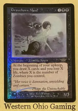 Magic The Gathering Legions Graveborn Muse #73/145 Foil READ MTG TCG CCG - Image 1