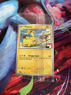 Pokemon TCG Pikachu SVP101 Sealed Promo Pokemon Play League Scarlet & Violet - Image 1