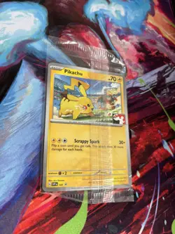 Pokemon TCG Pikachu SVP101 Sealed Promo Pokemon Play League Scarlet & Violet - Image 3