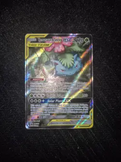 Pokemon TCG SM229 Tag Team Venusaur & Snivy GX Black Star Promo - Image 2