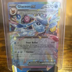 Glaceon ex 026/131 Prismatic Evolutions Holo Double Rare Near Mint Pokemon TCG - Image 1