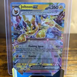 Jolteon ex 030/131 Holo Double Rare Prismatic Evolutions Pokemon Near Mint - Image 1