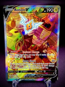 ⚡⚡Pokemon Rotom V 177/196 Swsh11 Lost Origin Ultra Rare Full Art Holo ⚡⚡ - Image 3