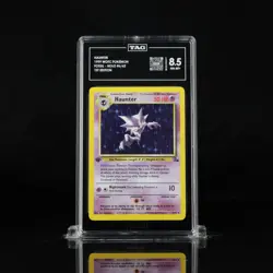 Pokemon WOTC Vintage Haunter 6/62 1st Edition Fossil Holo Rare - TAG 8.5 NM MT+ - Image 1