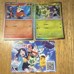Pokemon TCG S&V Promo Holo Lot (3) Fuecoco SVP EN 192 + Sprigatito 191 NEAR MINT - Image 1