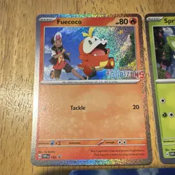 Pokemon TCG S&V Promo Holo Lot (3) Fuecoco SVP EN 192 + Sprigatito 191 NEAR MINT - Image 2