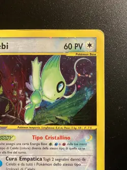 Pokemon Card-Celebi-145/144-Skyridge-Holo-ITALIAN-Crystal-LP - Image 4