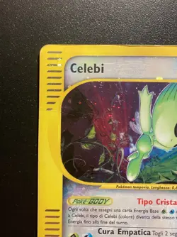 Pokemon Card-Celebi-145/144-Skyridge-Holo-ITALIAN-Crystal-LP - Image 5