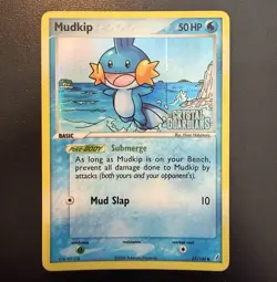 Pokemon Mudkip Reverse Holo Common English Crystal Guardians 57/100 - Image 1