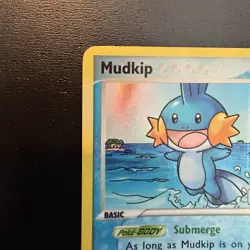 Pokemon Mudkip Reverse Holo Common English Crystal Guardians 57/100 - Image 3