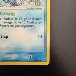Pokemon Mudkip Reverse Holo Common English Crystal Guardians 57/100 - Image 5