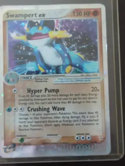 Pokemon Swampert EX 95/95 Team Magma vs Team Aqua 2004 Rare Card TCG - Image 1
