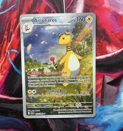 Ampharos 090/086 Holo Rare Chaos Rising Pokemon TCG English - Image 1
