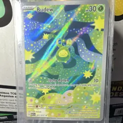 Pokemon TCG Budew 221/217 Illustration Rare Ascended Heroes - NM - Image 1