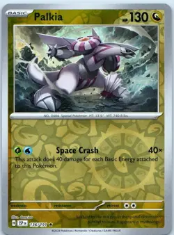 Palkia 136/191 Rare Surging Sparks Pokemon Reverse Holo Near Mint - Image 1