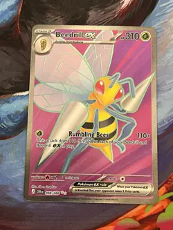 BEEDRILL EX 098/086 ULTRA RARE CHAOS RISING POKEMON Holo NM - Image 1