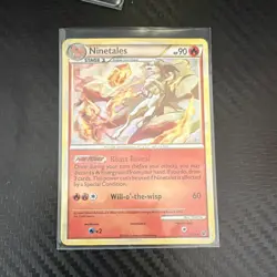 Ninetales 7/123 HeartGold & SoulSilver Holo Rare English 90HP Stage 1 2010 - Image 1