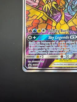 Pokemon TCG Moltres Zapdos Articuno GX SM210 Stained Glass Promos Holo - Image 4