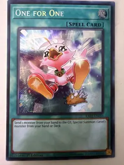 Yu-Gi-Oh! - One for One (Alt Art) - Secret - 1st - RA03-EN056 - NM - Image 1