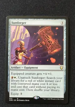 MTG - Sunforger - Commander Legends - Near Mint Rare - CMR #473 Non Foil - Image 1
