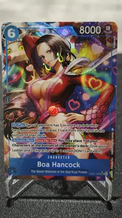 One Piece TCG English Boa Hancock EB03-026 Alternate ART Heroine's Edition NM - Image 1