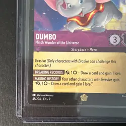 Disney Lorcana Fabled - Dumbo - Ninth Wonder of the Universe Legendary 45/204 NM - Image 5