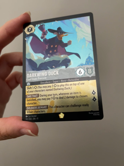 Darkwing Duck 192/204 Winterspell Legendary Cold Foil Disney Lorcana - Image 2