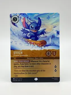 Disney Lorcana Stitch - Carefree Snowboarder - Epic - 207/204 - Winterspell - Image 1