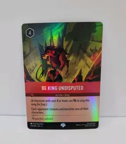 Disney Lorcana Be King Undisputed 216/204 Epic Foil - Image 1