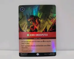 Disney Lorcana Be King Undisputed 216/204 Epic Foil - Image 2