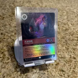 Disney Lorcana-Whispers in the Well-Aladdin-Barreling Through-#216-Epic Holo-NM - Image 3