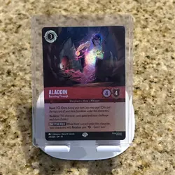 Disney Lorcana-Whispers in the Well-Aladdin-Barreling Through-#216-Epic Holo-NM - Image 4