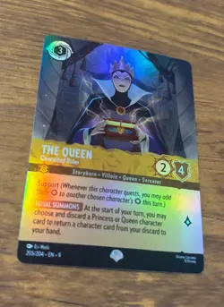 Disney Lorcana Fabled - The Queen - Conceited Ruler- Epic - 205/204 Holo - Image 2