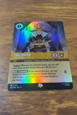 Disney Lorcana Fabled - The Queen - Conceited Ruler- Epic - 205/204 Holo - Image 4