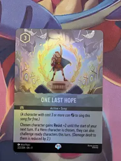 Disney Lorcana Fabled One Last Hope (Epic) Foil - Image 1