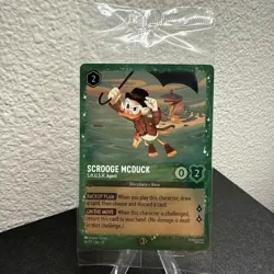 Disney Lorcana Scrooge McDuck-S.H.U.S.H. Agent Promo Foil 36/P3 Mint Sealed - Image 1