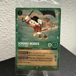 Disney Lorcana Scrooge McDuck-S.H.U.S.H. Agent Promo Foil 36/P3 Mint Sealed - Image 4