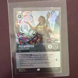 Pocahontas Steadfast Traveler 220/204 Epic Foil Wilds Unknown NM Disney Lorcana - Image 1