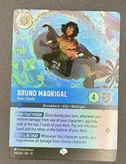 Disney Lorcana - Bruno Madrigal - (Epic) 218/204 Wilds Unknown Holo - Image 1