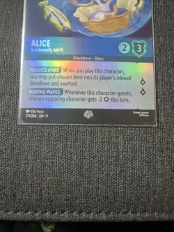 Disney Lorcana Alice - Accidentally Adrift Epic Foil 217/204 EN - Image 3