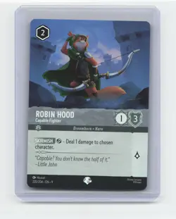 Robin Hood - Capable Fighter 220/204 Fabled Epic Disney Lorcana FOIL - Image 1
