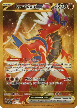 Koraidon ex - 254/198 - SV01: Scarlet & Violet Base Set NM Pokemon Card - Image 1