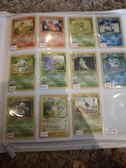 Vintage Pokemon Card Binder Lot 1999-2000 WOTC Base Jungle Fossil Holos 151 - Image 1