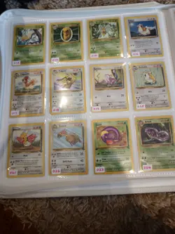 Vintage Pokemon Card Binder Lot 1999-2000 WOTC Base Jungle Fossil Holos 151 - Image 2