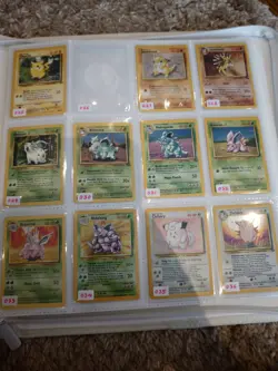 Vintage Pokemon Card Binder Lot 1999-2000 WOTC Base Jungle Fossil Holos 151 - Image 3