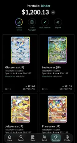 Pokemon Binder Lot (SAR, SIR, AR, IR, Full Arts, Etc) - Image 1